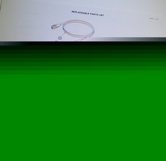 Tektronix P6109 probe original instruction sheet tek
