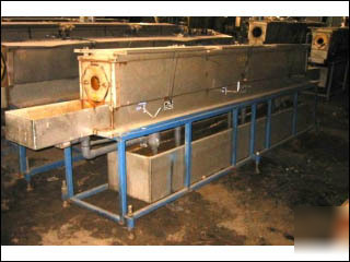 12' stainless steel spray/flood coolingtank wit - 19603