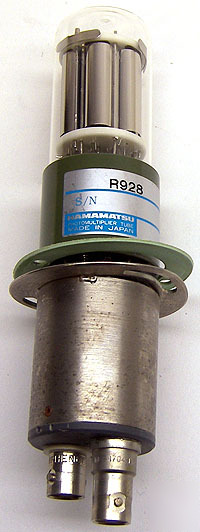 Hamamatsu R928 photomultiplier vacuum tube/socket base