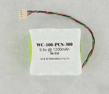 Pcs-300 nicd battery for azden pcs-300 radio