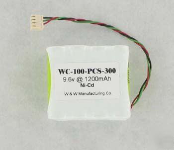 Pcs-300 nicd battery for azden pcs-300 radio