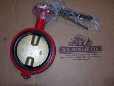 6â€ butterfly valve bronze disc wafer style