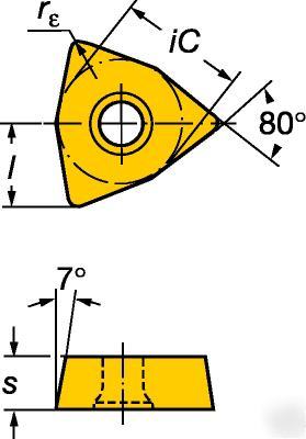 WNMA060408/ PTBD052 carbide insert 30 lots of 10 pcs