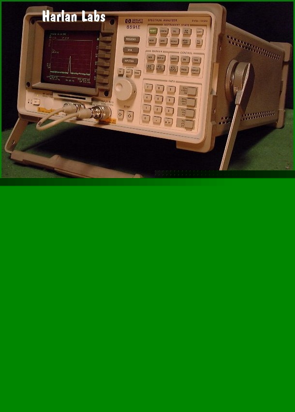 Hewlett packard 8591E spectrum analyzer 9KHZ to 1.8GHZ