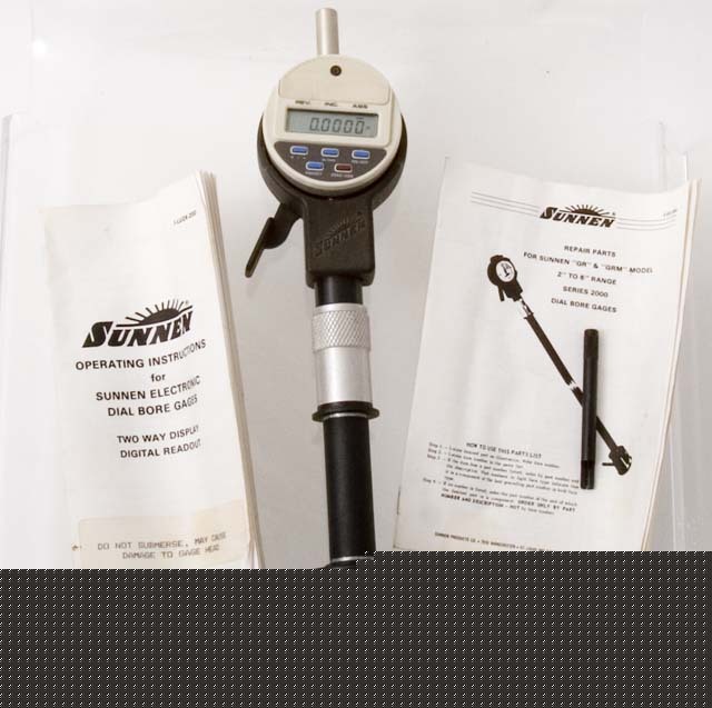 Sunnen digital bore gage 2.375-2.750