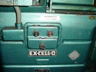 Ex-cell-o borematic horizontal bore machine excello