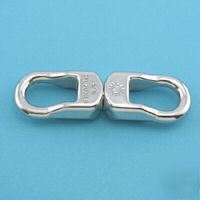 Heavy duty eye & eye swivel 316 stainless steel 5/16