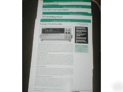 Keithley system 40 information packet