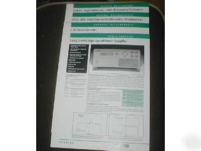 Keithley system 40 information packet