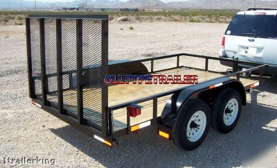 New 2008 utility cargo landscape motorcycle atv trailer