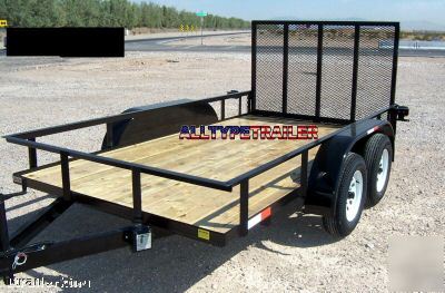 New 2008 utility cargo landscape motorcycle atv trailer