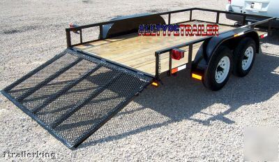 New 2008 utility cargo landscape motorcycle atv trailer