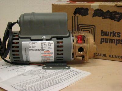 New burks pumps 3CR6M closed coupled turbine pump, =