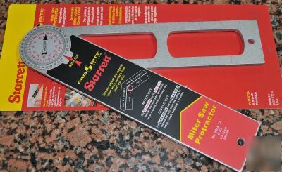 Starrett pro series miter saw protractor u.s.a.