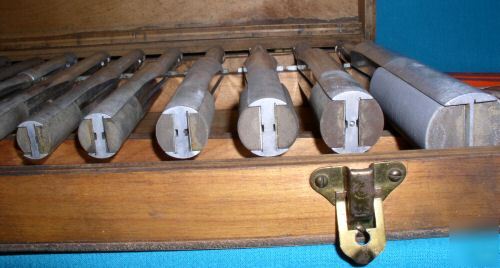 Superior hone honing set .137 dia to 1.740 & mandrels 