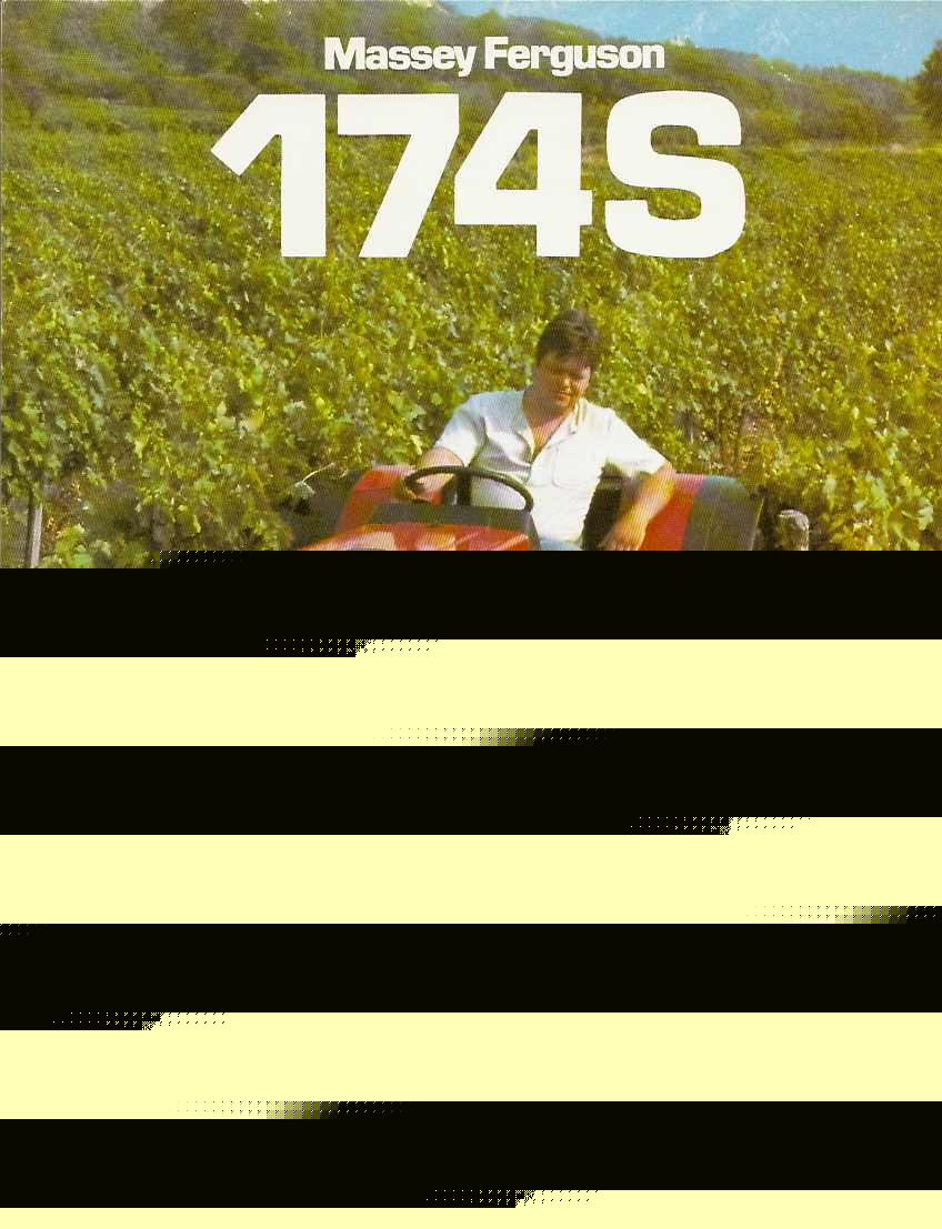 Massey ferguson 174S tractor spec & sales sheet