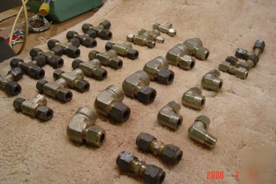 316SS tube fittings, 3000PSIG