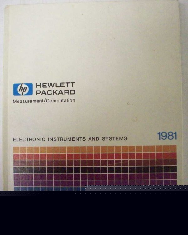 Hp measurement/computation instruments catalog 1981