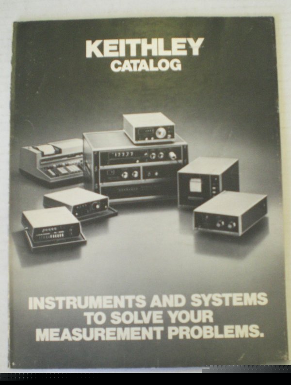 Keithley instruments catalog Â©1976