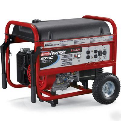 New 13HP honda 6750 watt coleman generator-free ship 