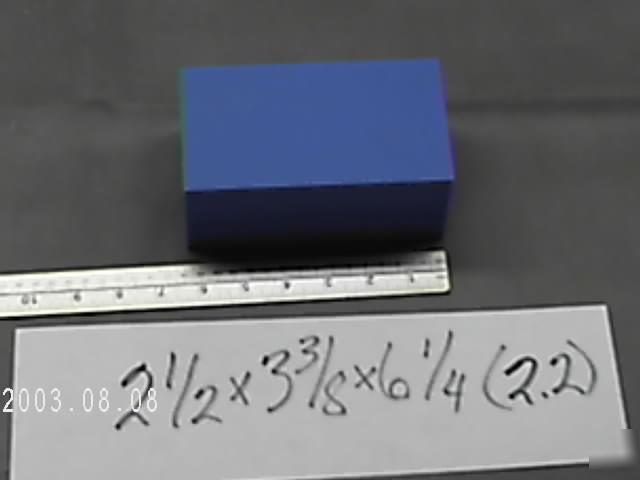 Nylon 901 blue 2.5 X3.375 X6.25