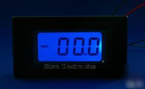 3Ã‚Â½ digital blue lcd dc 0~Ã‚Â±200V volt panel meter