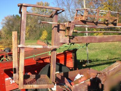 Antique hydraulic operated cherry picker