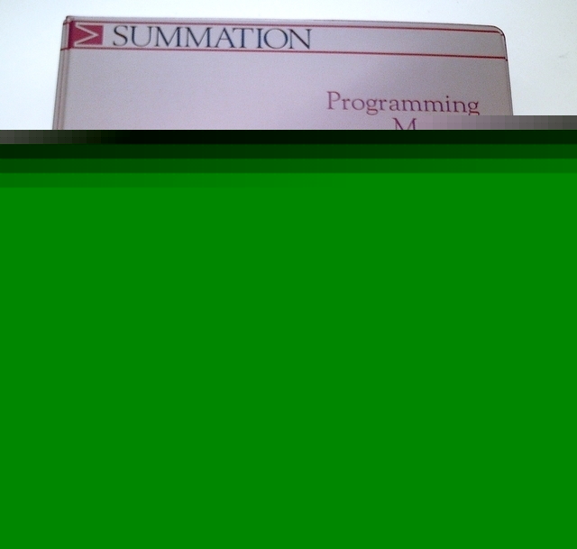 Fluke/summation sigmaseries ate programming manual