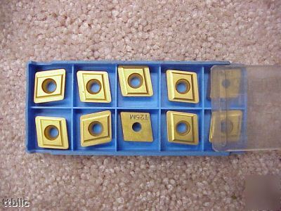 10PC ccmx 120412T-77 grade T25M inserts carboloy-seco