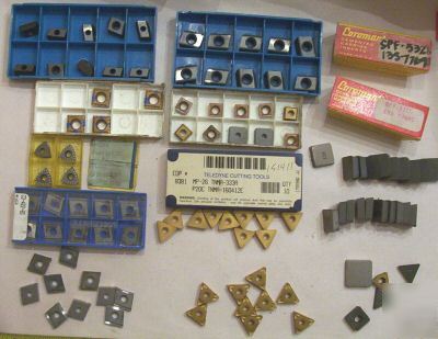 New 100+ carbide inserts sandvik ingersol seco misc. 