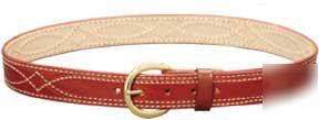 Western sportsmans hunter mens womans leather belt 