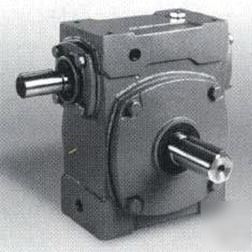 Worldwide right angle worm gear reducer 10:1 ratio