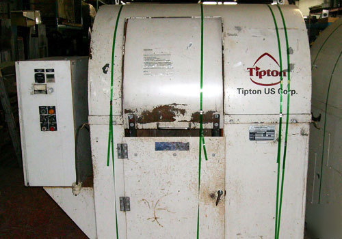 Tipton centrifugal barrel finishing tumbler finisher 