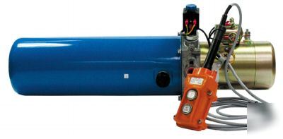 12 vdc single acting tipper hydraulic pump powerunit