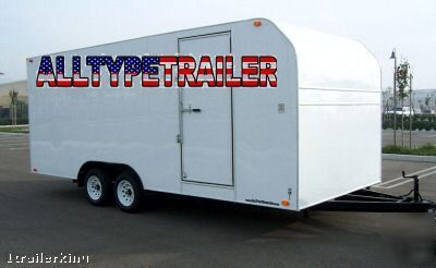 2008 enclosed motorcycle atv car hauler utility trailer