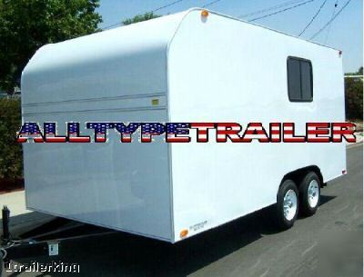 2008 enclosed motorcycle atv car hauler utility trailer