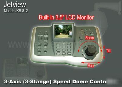 3-axis speed dome keyboard controller with 3.5
