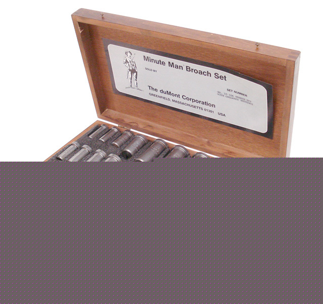 Nice dumont minute man model #10-10A broach set