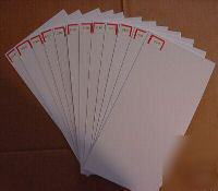 Plain white styrene plastic (12 sheet asst.) 