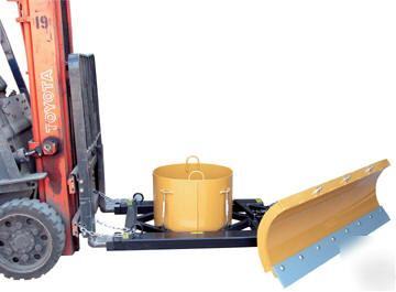 Snow plow, blade, fork truck, scraper, shovel, removal