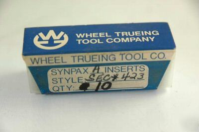 Wheel trueing tool co insert carbide synpax a SEC423 