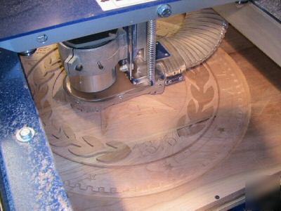 Cnc router cuts any of these items in wood or plastic