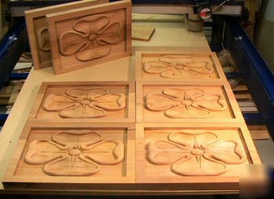 Cnc router cuts any of these items in wood or plastic