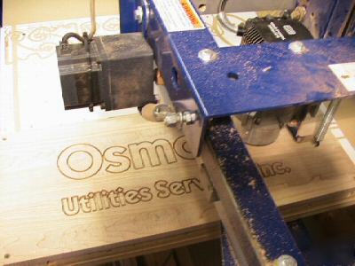 Cnc router cuts any of these items in wood or plastic