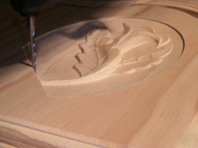 Cnc router cuts any of these items in wood or plastic