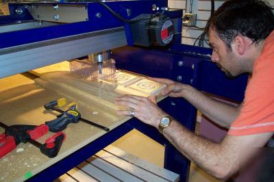 Cnc router cuts any of these items in wood or plastic