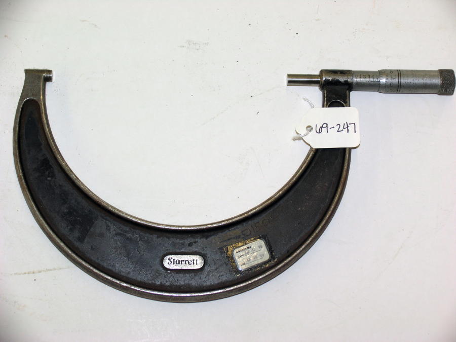 5 - 6 inch starrett outside micrometer