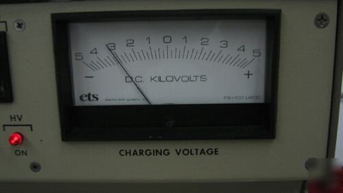 Ets 406C static decay meter