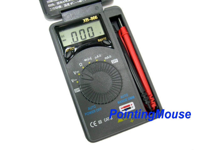 New slim portable lcd handy digital multimeter dmm