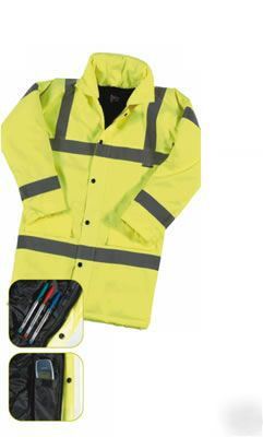 Pro spec hi visibility proof coat size large REF471